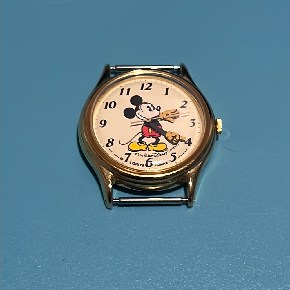 Disney Mickey Mouse Gold Watch